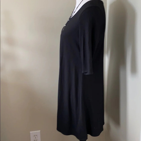 {Eileen Fisher} Black Tunic, like new Sz Small - Picture 3 of 6